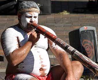 Австралийский абориген. Фото с сайта phobos.ramapo.edu