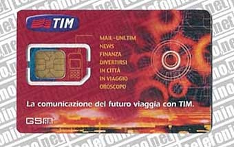 SIM-карта Telecom Italia Mobile. Фото с сайта Telefonino.net
