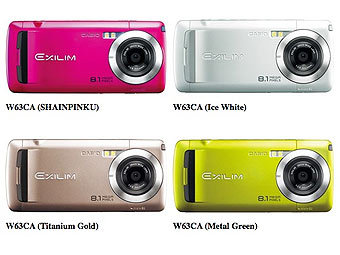Casio W63CA Exilim.    engadget.com