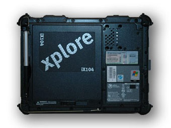  Xplore iX104C4HD.    tabletpcreview.com
